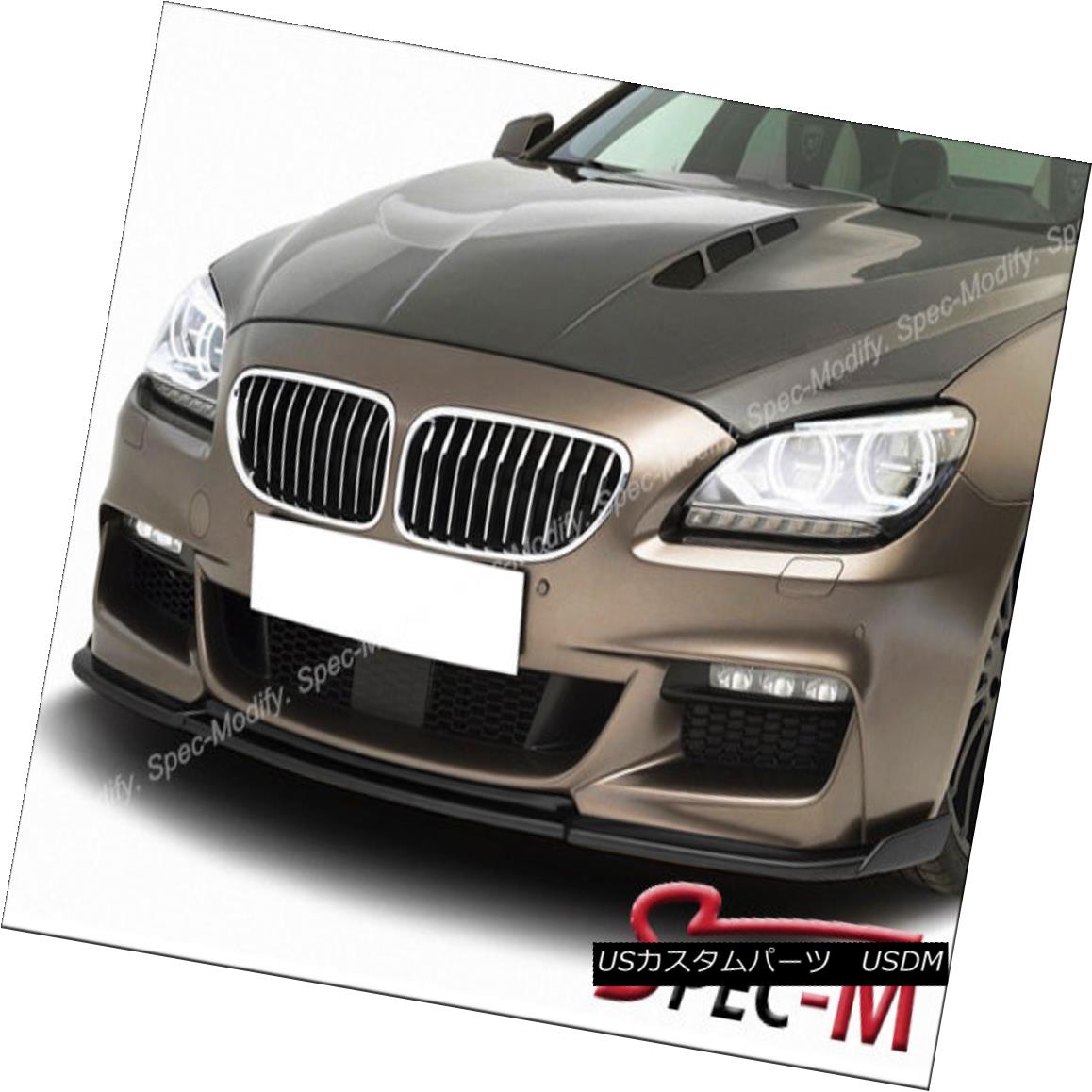 エアロパーツ HM Style Carbon Fiber Front Bumper Lip For BMW F06 F12 F13 M Sports Bumper Only HMスタイルカーボンファイバーフロントバンパーリップfor BMW F06 F12 F13 Mスポーツバンパーのみ 【並行輸入品】