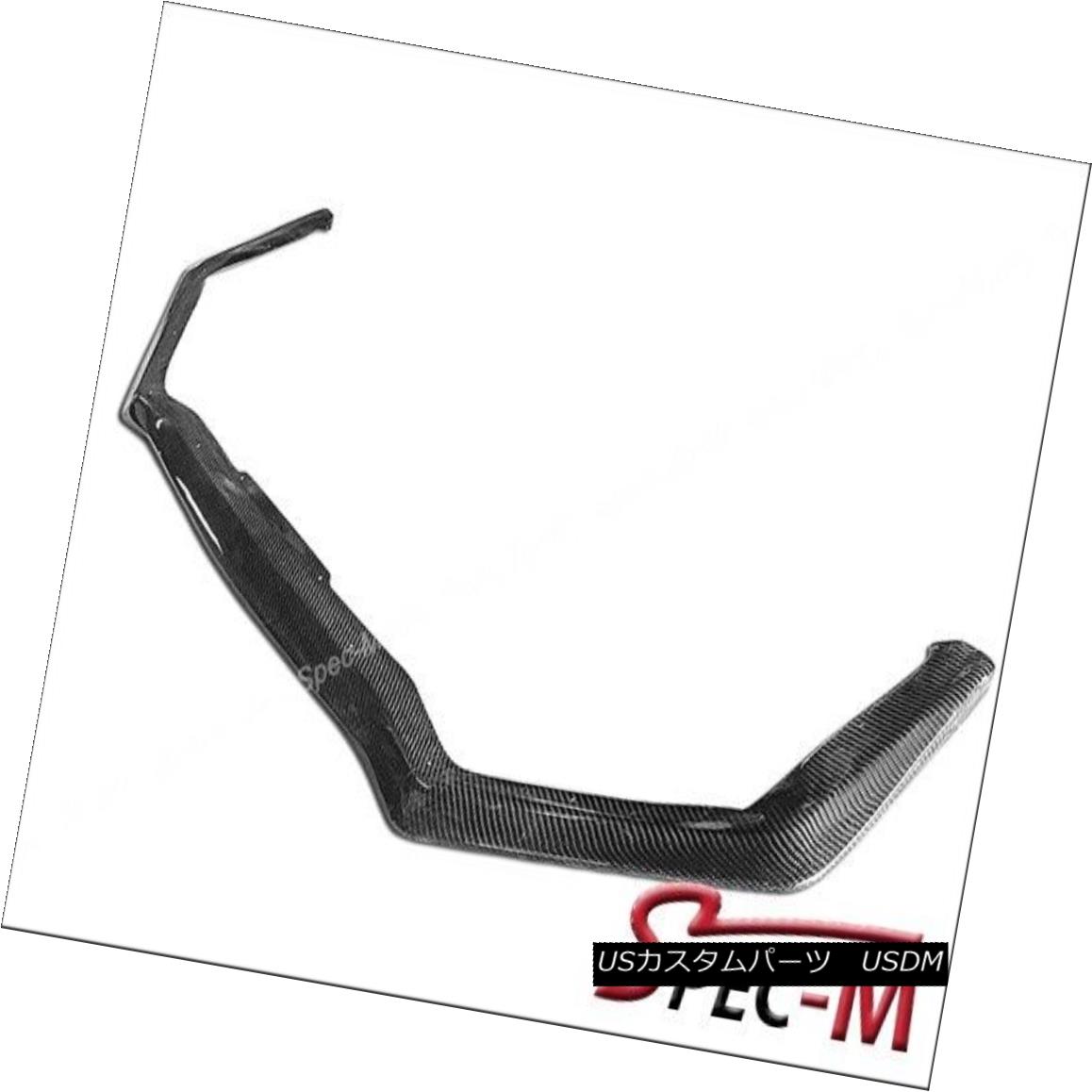 エアロパーツ Fit For 2015-2016 Subaru WRX STI HT Style Carbon Fiber Front Bumper Lip 2015-2016スバルWRX STI HTスタイルカーボンファイバーフロントバンパーリップ用フィット 【並行輸入品】
