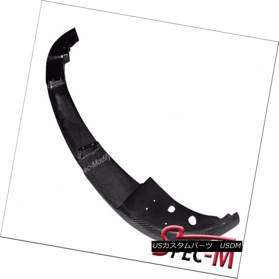 エアロパーツ HM Carbon Fiber Front Bumper Lip Fits 2011+ 528i 535i 550i Standard OEM Bumper HMカーボンファイバーフロントバンパーリップフィッティング2011+ 528i 535i 550i標準OEMバンパー 【並行輸入品】