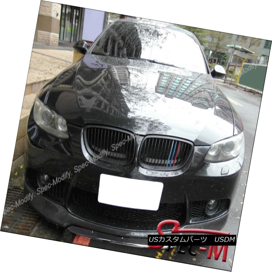 エアロパーツ 08-13 BMW E90 E92 E93 M3 Only V2 Style Front Bumper Lip Carbon Fiber CF 08-13 BMW E90 E92 E93 M3のみフロントスタイルバンパーリップカーボンファイバーCF 【並行輸入品】