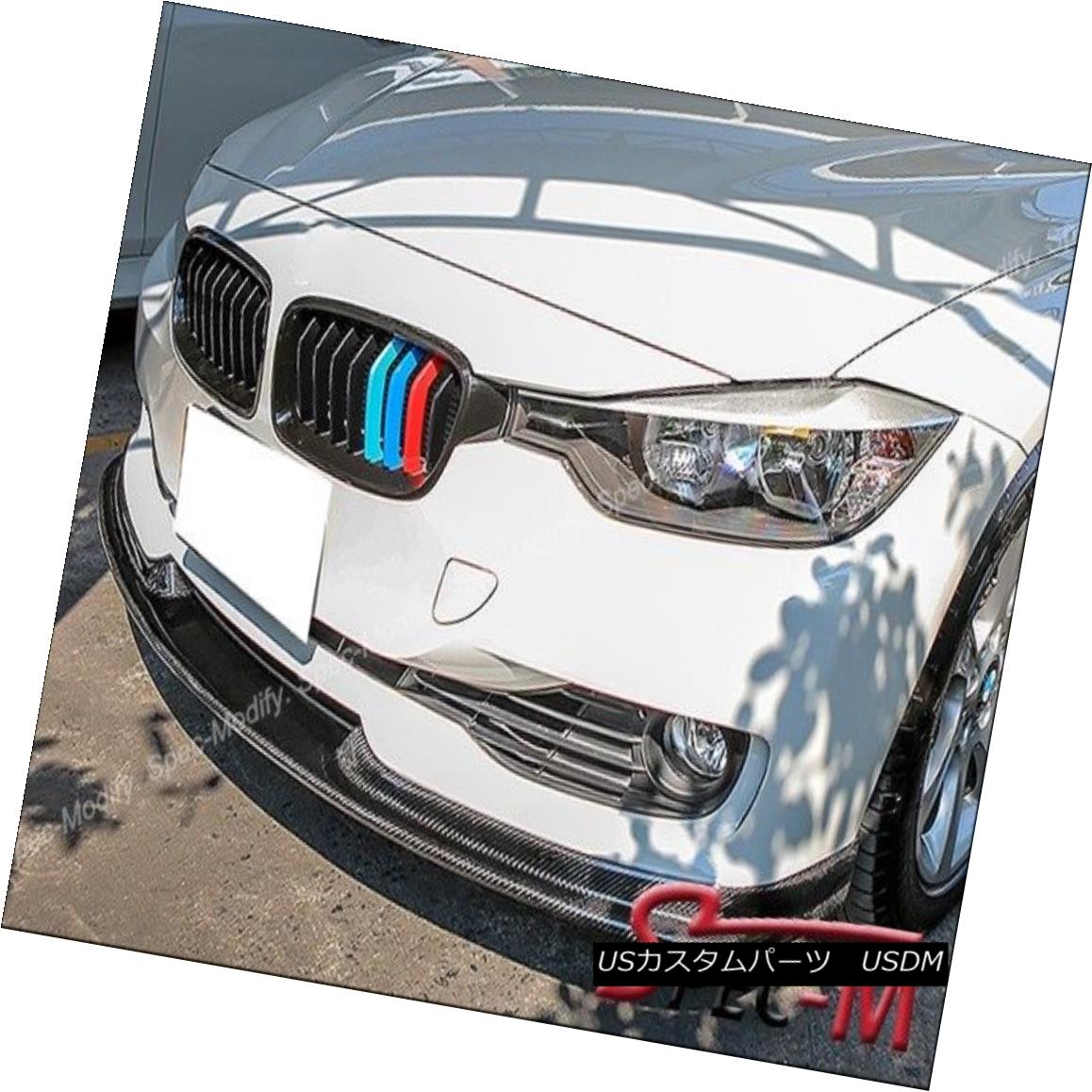 エアロパーツ HM Style Carbon Front Lip Spoiler For BMW F30 320i 328i 335i Ragular Bumper HMスタイルカーボンフロントリップスポイラーBMW F30用320i 328i 335iレギュラーバンパー 【並行輸入品】|カスタムパーツ WORLD倉庫