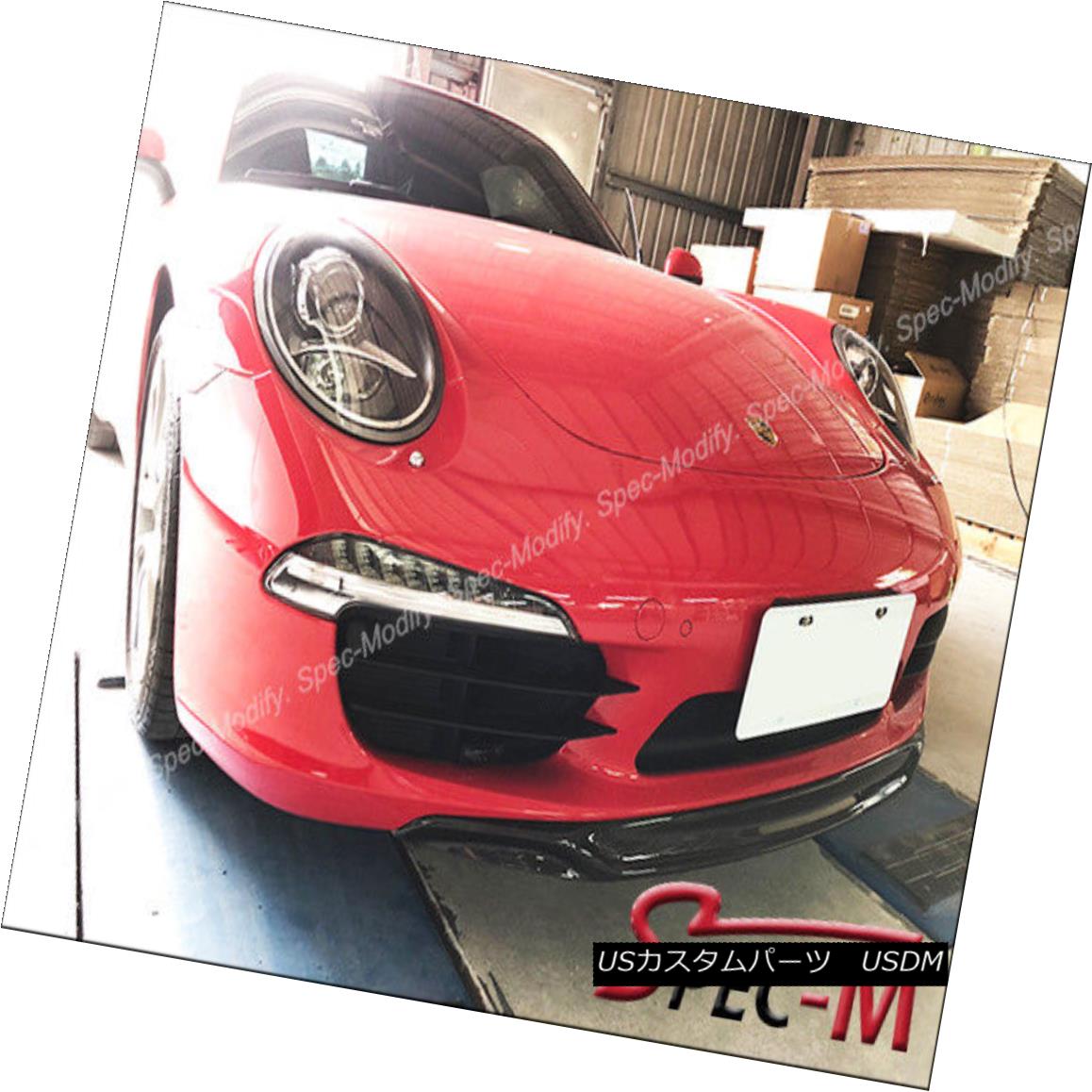 エアロパーツ 12-16 OE Style CARBON FIBER FRONT LIP FOR PORSCHE 911 991 Targa & Carrera 4/4S/S 12-16 OEスタイルカーボンファイバーフロントリップポルシェ911 991用Targa& Carrera 4 / 4S / S 【並行輸入品】|カスタムパーツ WORLD倉庫
