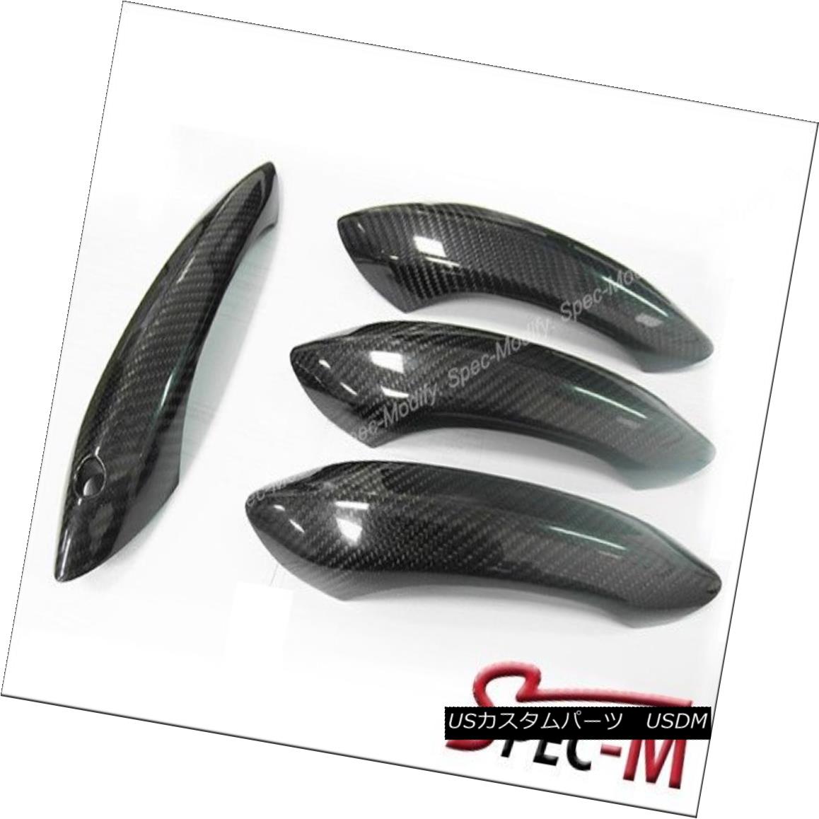 エアロパーツ Carbon Fiber Door Handle Cover For BMW 2010+ BMW F01 F02 740i 750i 760LI BMW 2010+用カーボンファイバードアハンドルカバーBMW F01 F02 740i 750i 760LI 【並行輸入品】