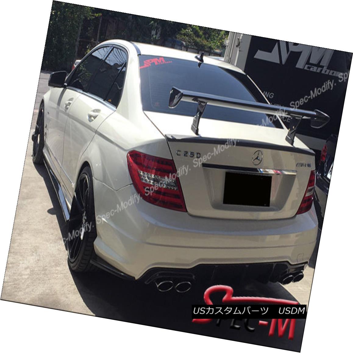 エアロパーツ GTS Style Carbon Fiber Trunk Wing Spoiler for W204 C-Class C63 AMG Sedan W204 CクラスC63 AMGセダン用GTSスタイルカーボンファイバートランクウイングスポイラー 【並行輸入品】|カスタムパーツ WORLD倉庫