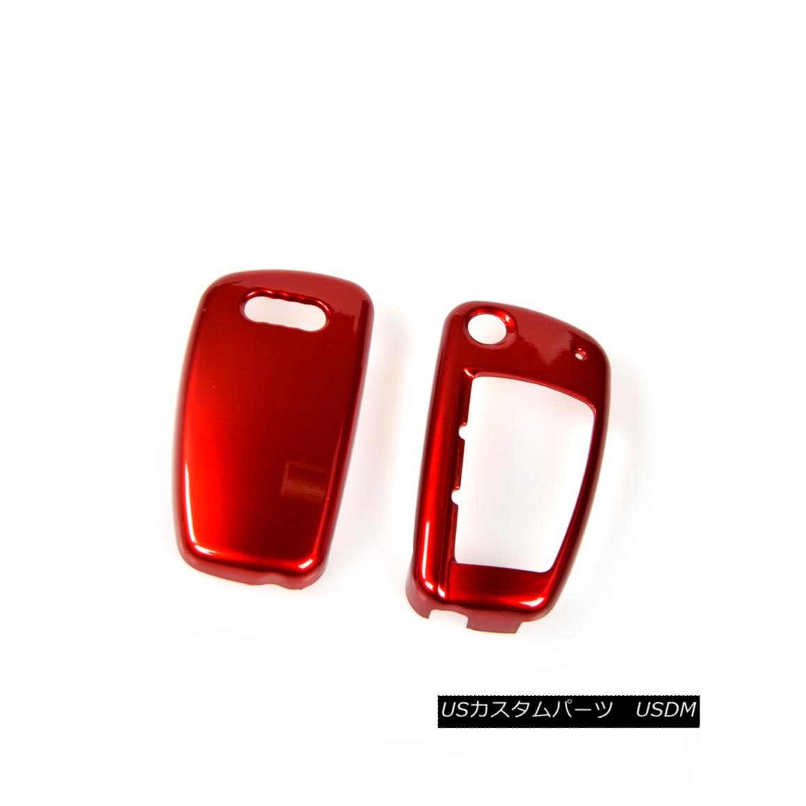 エアロパーツ Red Car Key Covers Smart Remote Key Chain Fob for Audi A6L A1 Q3 Q7 TT R8 A3 S3 Audi A6L A1 Q3 Q7 TT R8 A3 S3のための赤い車キーカバースマートなリモートキーチェーンフォブ 【並行輸入品】