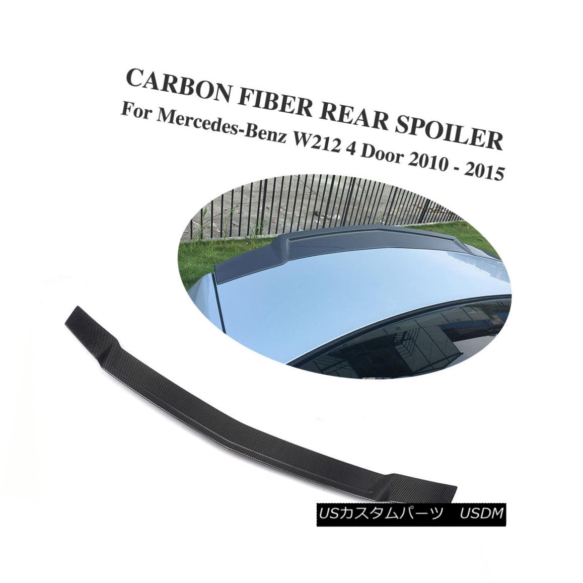 エアロパーツ Car Auto Rear Trunk Boot Spoiler Wing for Mercedes Benz R Style W212 4Door 10-15 メルセデスベンツRスタイルW212 4Door 10-15のための車のオートリアトランクブートスポイラーウィング 【並行輸入品】
