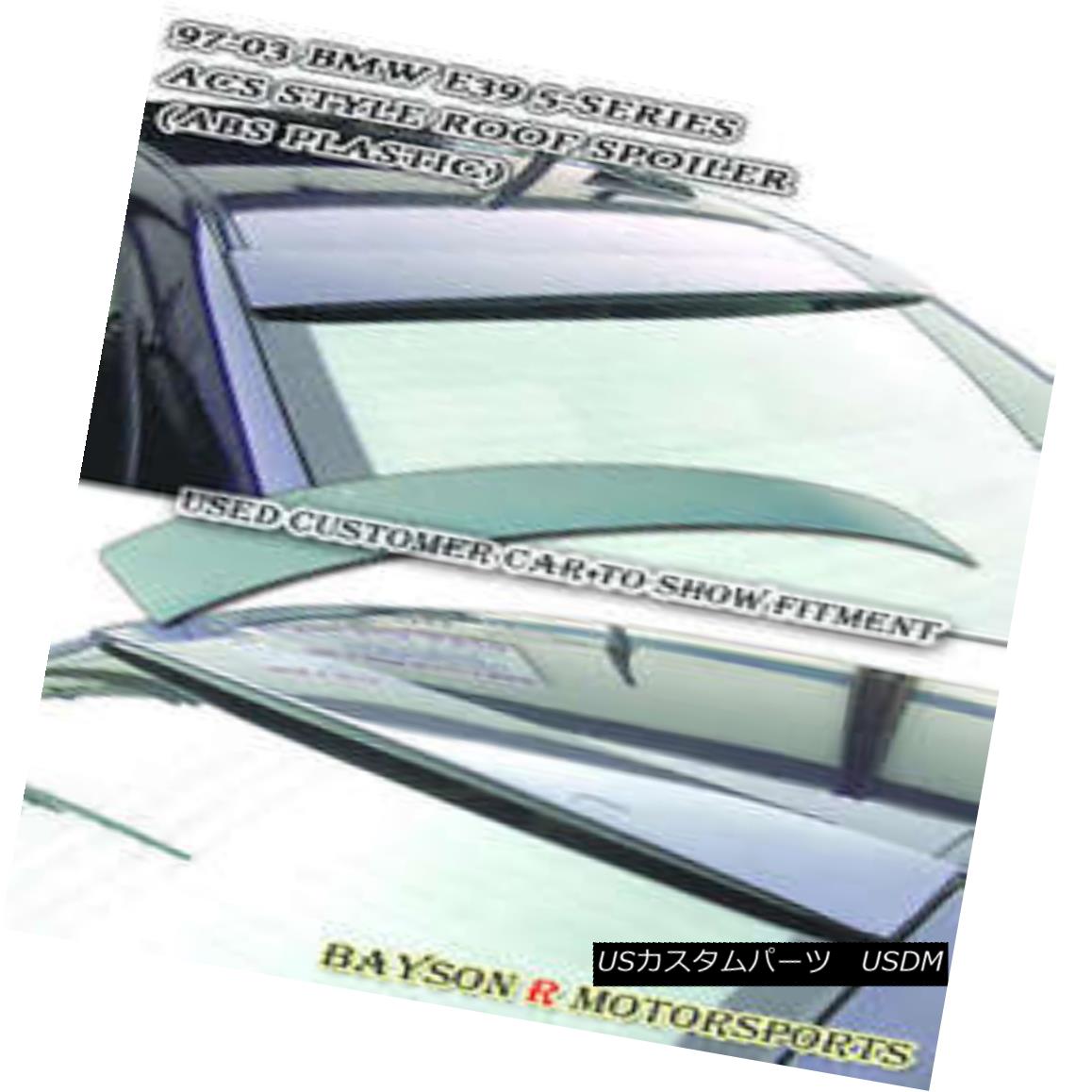 エアロパーツ A-Style Roof Spoiler Wing (ABS) Fits 96-03 BMW E39 5-Series A-Styleルーフスポイラーウィング（ABS）が96-03に適合BMW E39 5シリーズ 【並行輸入品】