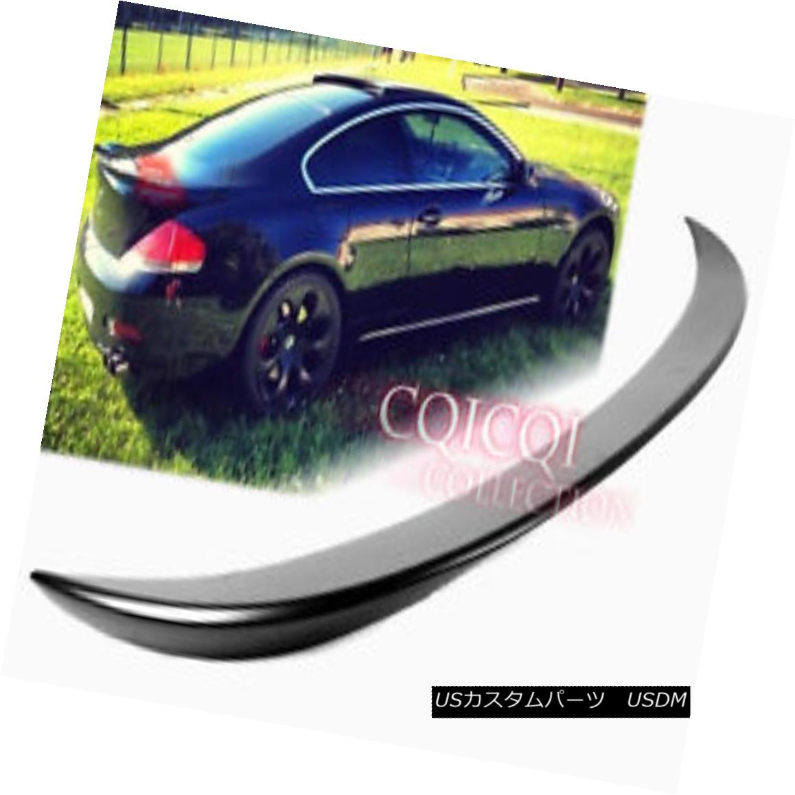 エアロパーツ Painted BMW 04~08 E63 6-series coupe V type trunk spoiler color: 668 black ◎ ペイントされたBMW 04?08 E63 6シリーズクーペV型トランクスポイラーカラー：668黒？ 【並行輸入品】