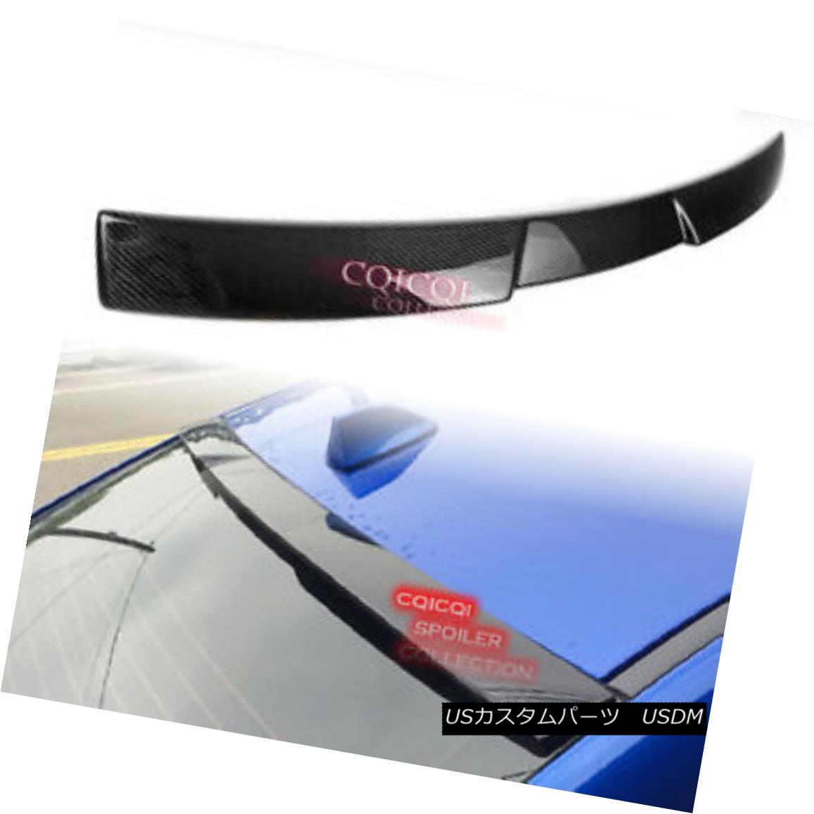 エアロパーツ Carbon 2015~2018 Subaru WRX IV STi sedan V type roof spoiler ◎ カーボン2015?2018スバルWRX IV STiセダンVタイプルーフスポイラー？ 【並行輸入品】