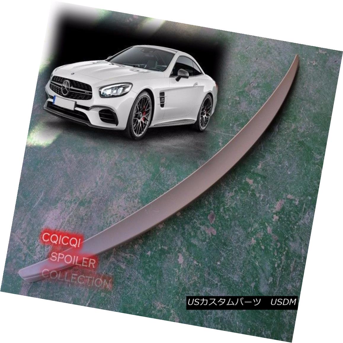 エアロパーツ Unpainted MERCEDES BENZ 13-17 R231 SL SL500 SL550 SL63 trunk spoiler (ABS) ◎ 塗装されていないMERCEDES BENZ 13-17 R231 SL SL500 SL550 SL63トランク・スポイラー（ABS）？ 【並行輸入品】