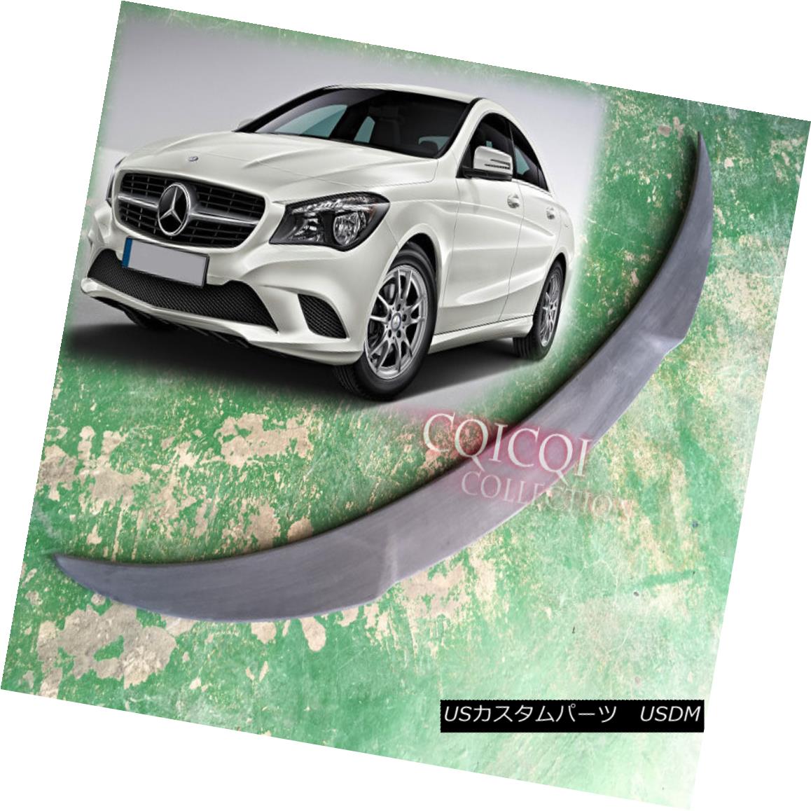 エアロパーツ Painted MERCEDES BENZ 2013~2017 W117 CLA-class Sedan V type trunk spoiler ABS◎ ペイントされたメルセデスベンツ2013?2017 W117 CLAクラスのセダンV型トランクスポイラーABS？ 【並行輸入品】