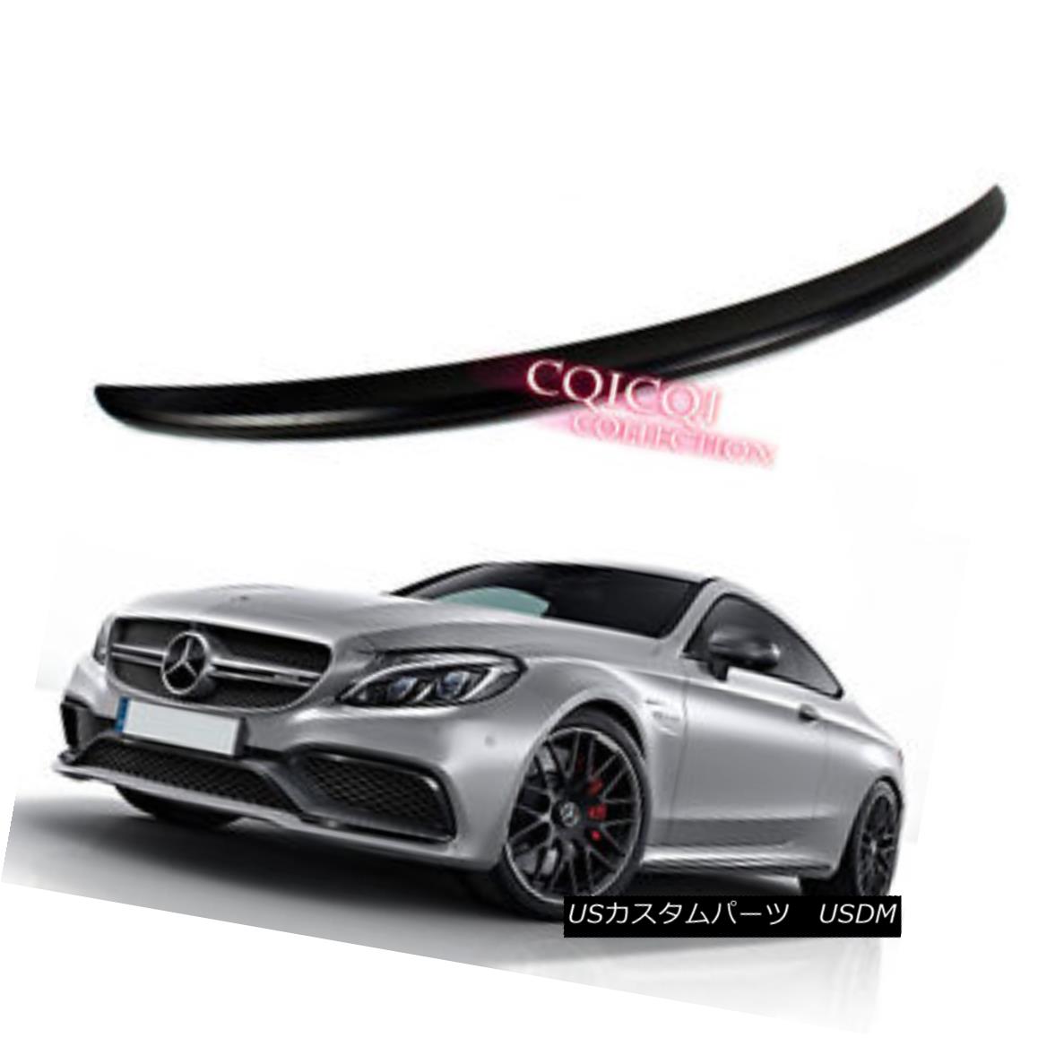 エアロパーツ Painted M-BENZ 16~18 C205 C class coupe A type trunk spoiler color:040 black ◎ ペイントされたMベンツ16?18 C205 Cクラスクーペタイプのトランクスポイラーの色：040黒？ 【並行輸入品】