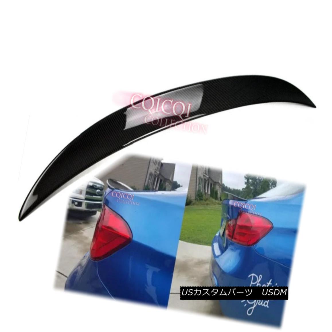 エアロパーツ Carbon BMW 12~17 F30 3-series Sedan high kick performance type trunk spoiler ◎ カーボンBMW 12?17 F30 3シリーズセダンハイキック性能型トランク・スポイラー？ 【並行輸入品】