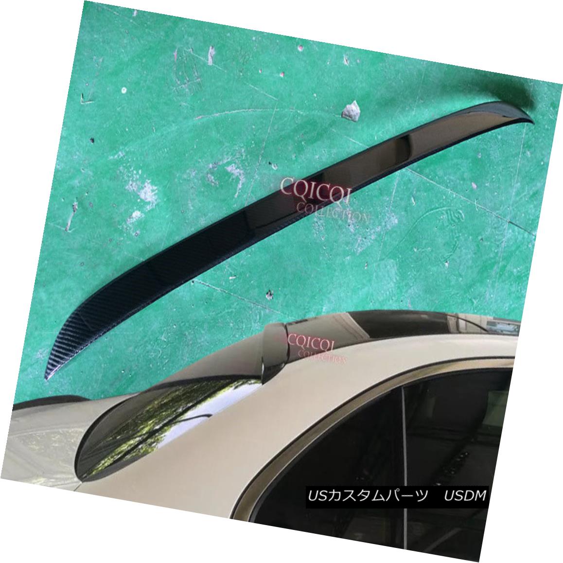 エアロパーツ Carbon Fiber MERCEDES BENZ 2015~2018 W205 C class Sedan OEM type roof spoiler ◎ 炭素繊維MERCEDES BENZ 2015?2018 W205 CクラスセダンOEM型ルーフスポイラー？ 【並行輸入品】