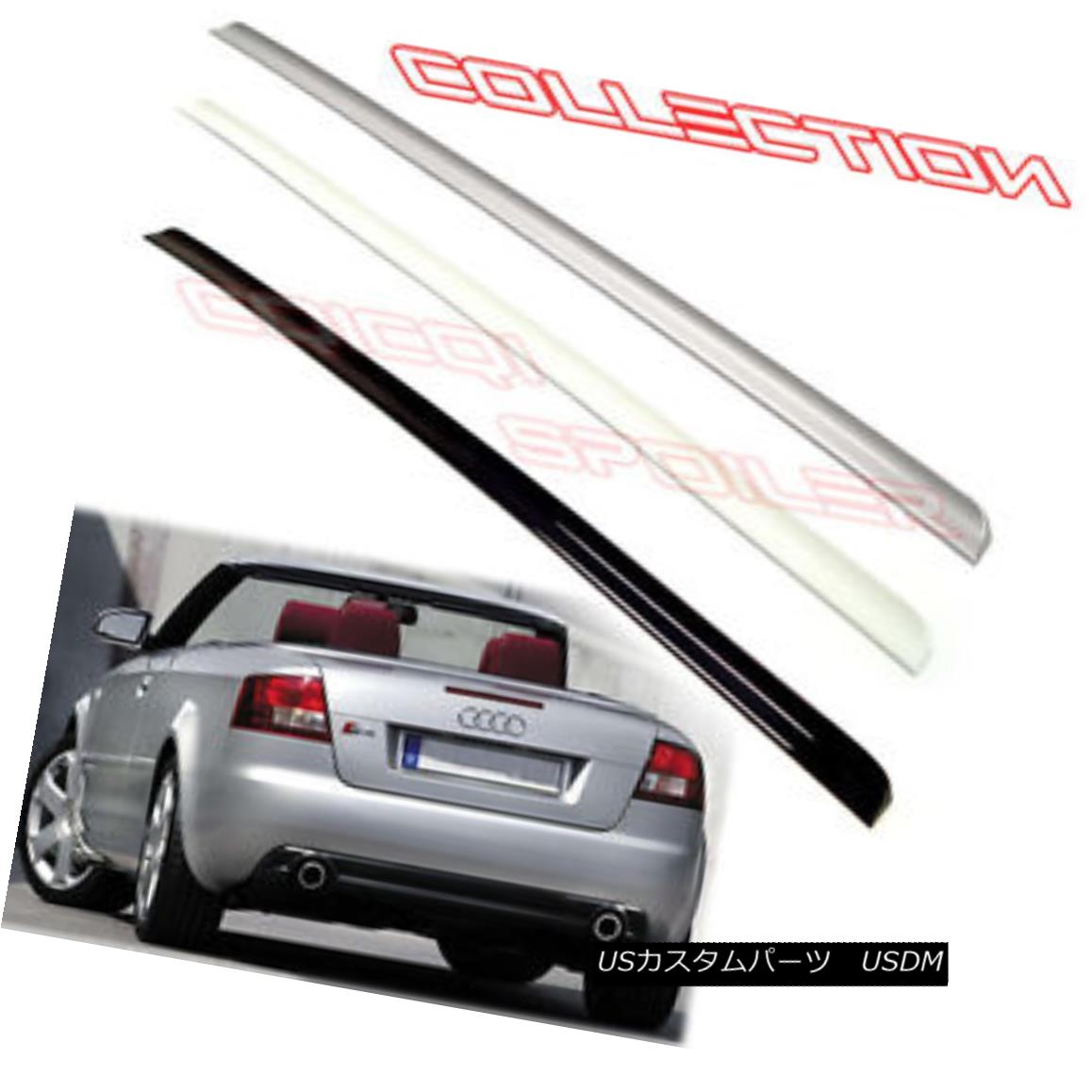 エアロパーツ Painted Trunk Lip Spoiler For Audi 02~06 A4 S4 B6 cabriolet 2-Door All Color ◎ Audi用塗装トランクリップスポイラー02?06 A4 S4 B6 cabriolet 2-Door All Color？ 【並行輸入品】