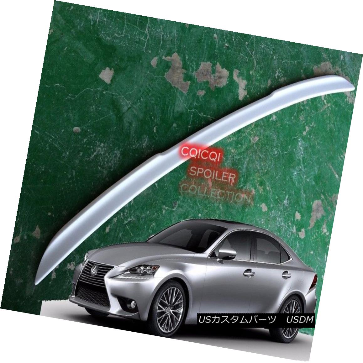 エアロパーツ Unpainted Lexus 14~18 IS IS250 IS300 IS350 sedan L type trunk spoiler ◎ 未塗装のレクサス14?18 IS IS250 IS300 IS350セダンLタイプのトランク・スポイラー？ 【並行輸入品】