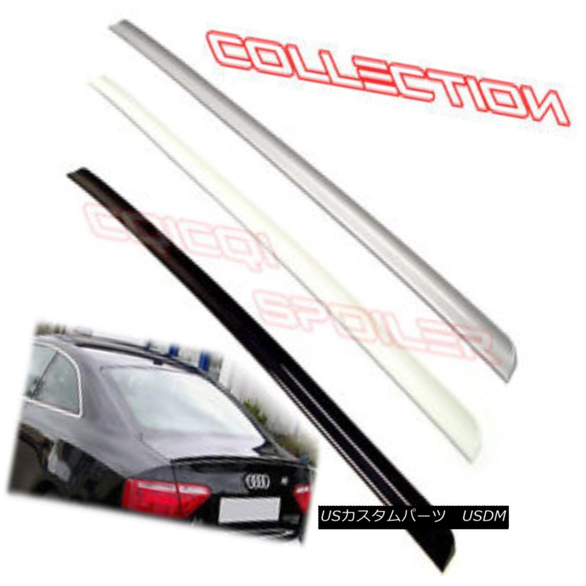 エアロパーツ Painted Trunk Lip Spoiler For 2007~2011 A5 S5 Coupe color: LY9B Black ◎ 2007年?2011年A5 S5クーペカラー：LY9Bブラックの塗装トランクリップスポイラー？ 【並行輸入品】