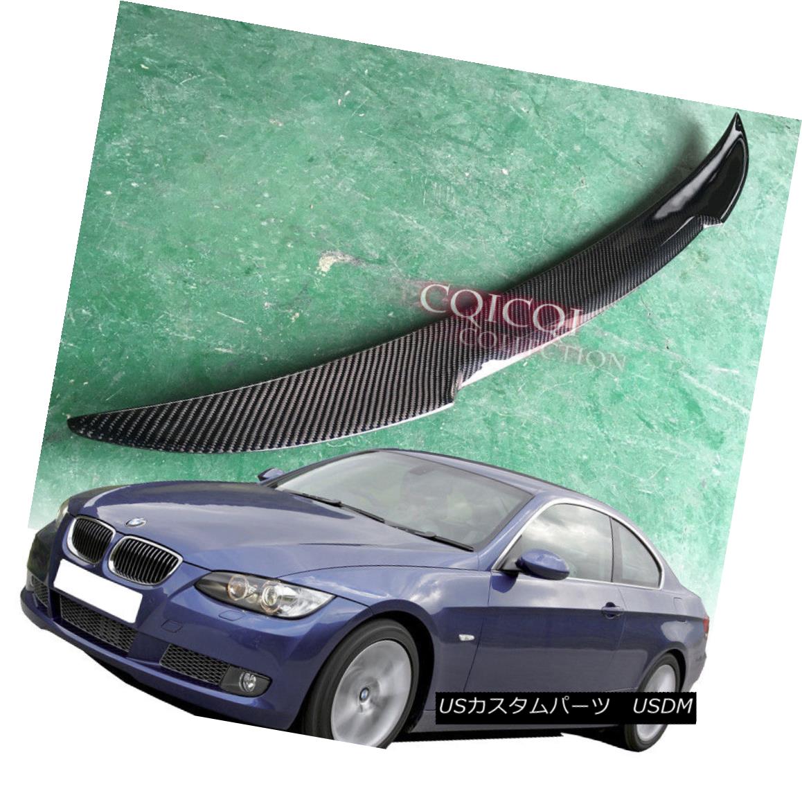 エアロパーツ Carbon BMW 07-13 E92 3-series Coupe M4 Type Trunk Spoiler ◎ カーボンBMW 07-13 E92 3シリーズクーペM4タイプのトランク・スポイラー？ 【並行輸入品】