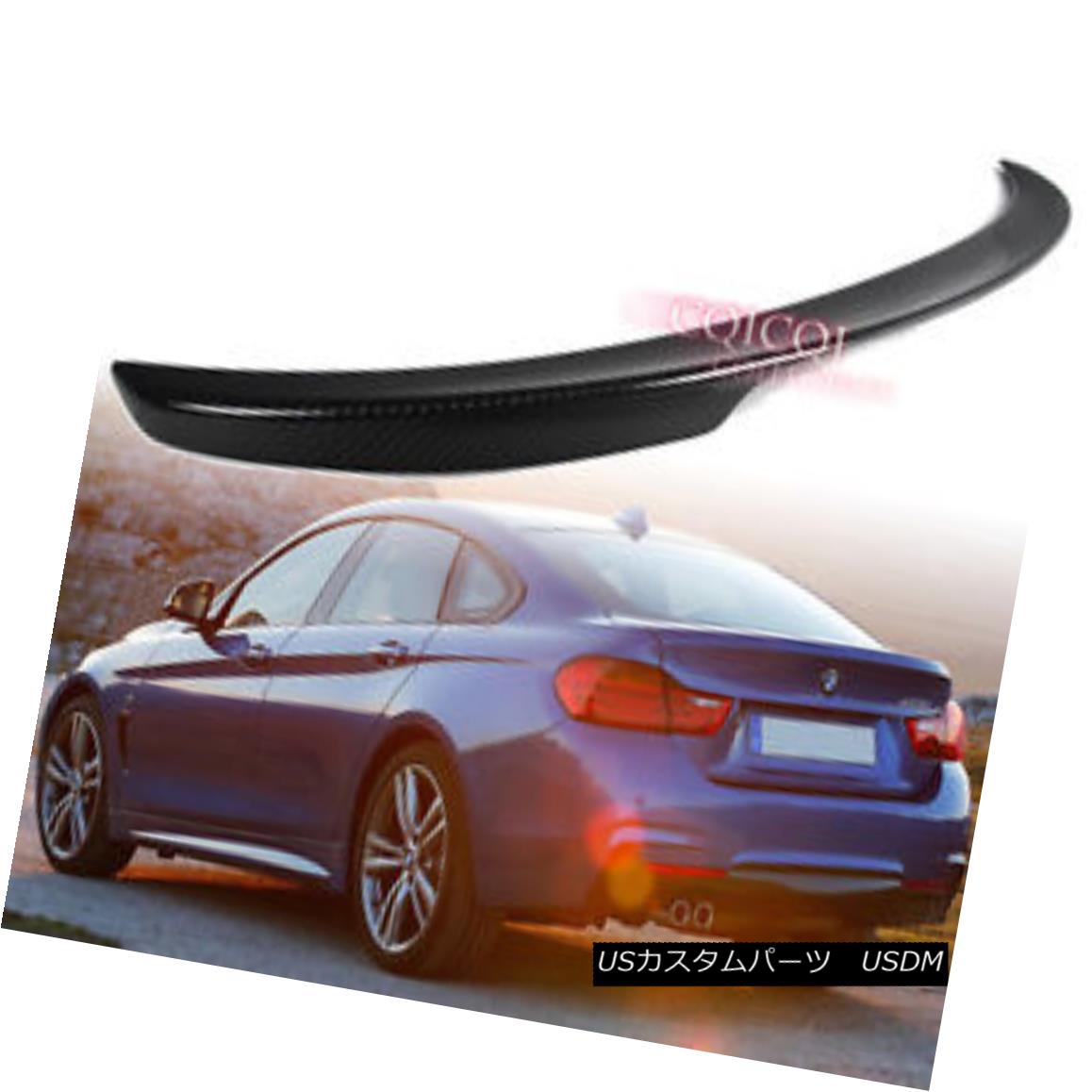 エアロパーツ Carbon Fiber BMW 14~17 F36 4-series gran coupe performance type trunk spoiler◎ 炭素繊維BMW 14?17 F36 4シリーズグランクーペパフォーマンスタイプのトランク・スポイラー？ 【並行輸入品】