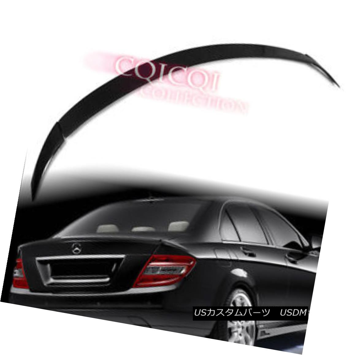 エアロパーツ Carbon Fiber M-BENZ 08~14 W204 C class Sedan B type (3 pcs) trunk spoiler ◎ 炭素繊維M-BENZ 08?14 W204 CクラスセダンBタイプ（3個）トランク・スポイラー？ 【並行輸入品】