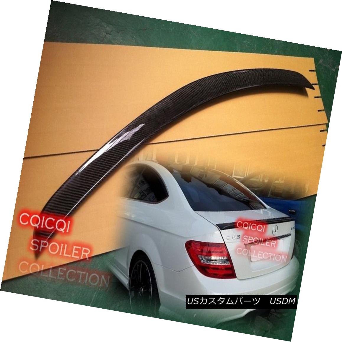 エアロパーツ Carbon Fiber M-BENZ 2011~2016 C204 C class coupe AMG type trunk spoiler ◎ 炭素繊維M-BENZ 2011?2016 C204 C級クーペAMG型トランク・スポイラー？ 【並行輸入品】
