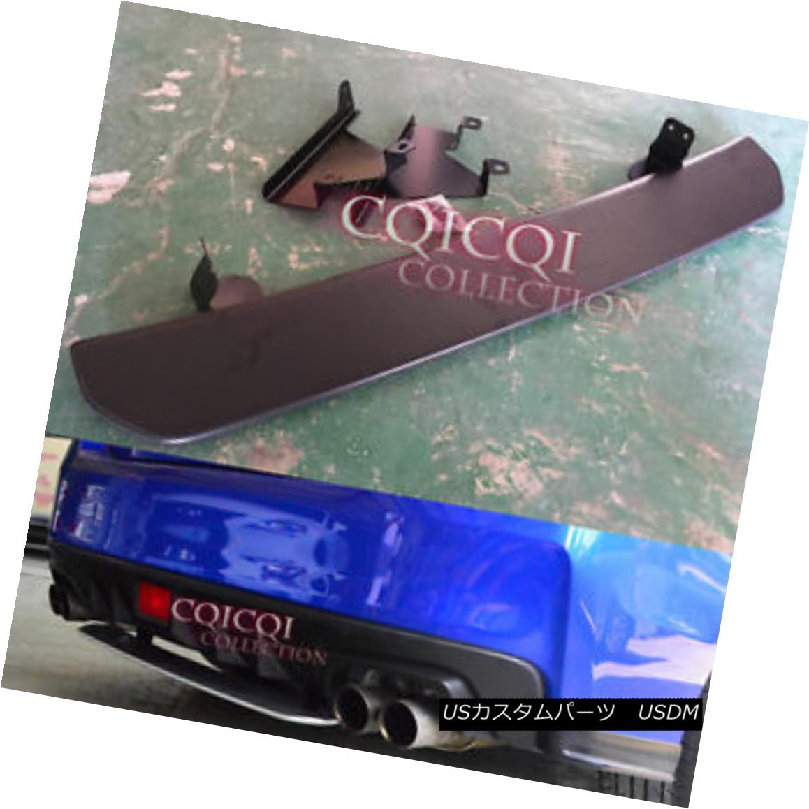 エアロパーツ Glossy Black 2015~2018 Subaru WRX STi sedan rear bumper lip spoiler ◎ 光沢ブラック2015?2018スバルWRX STiセダンリアバンパーリップスポイラー？ 【並行輸入品】