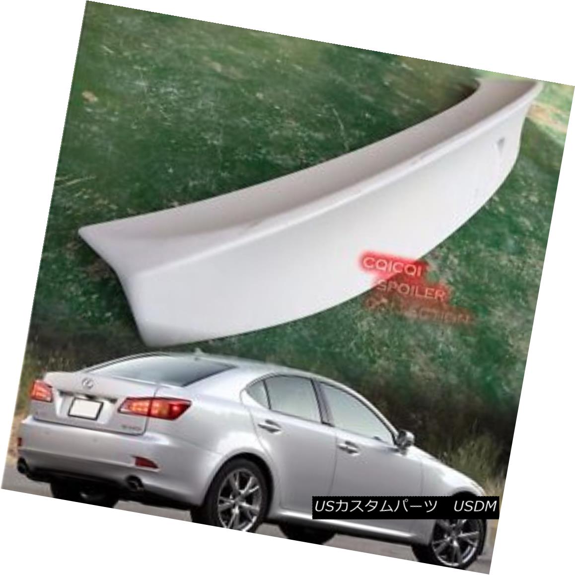 エアロパーツ Painted LEXUS 05-12 IS250 IS350 Sedan W type trunk spoiler all color ◎ ペイントされたLEXUS 05-12 IS250 IS350セダンW型トランク・スポイラーは全色？ 【並行輸入品】