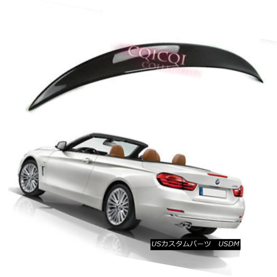 エアロパーツ Carbon BMW 14~17 F33 4-series convertible performance type trunk spoiler ◎ カーボンBMW 14?17 F33 4シリーズコンバーチブルパフォーマンスタイプのトランク・スポイラー? 【並行輸入品】|カスタムパーツ WORLD倉庫