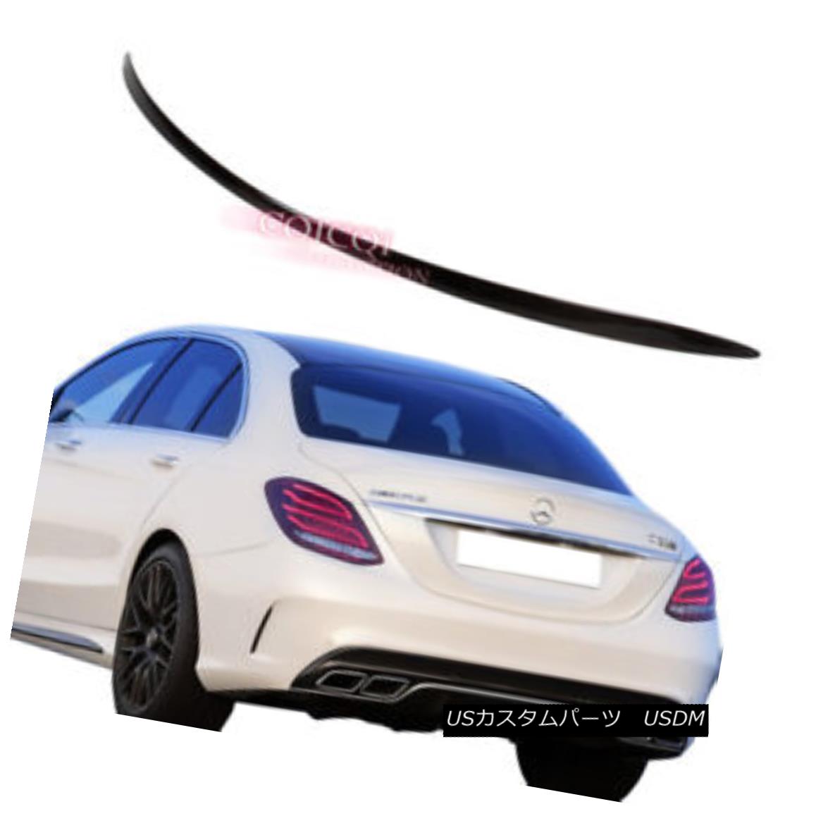 エアロパーツ Carbon Fiber MERCEDES BENZ 15~17 W205 C class Sedan OEM type trunk spoiler ◎ 炭素繊維MERCEDES BENZ 15?17 W205 CクラスセダンOEMタイプのトランク・スポイラー？ 【並行輸入品】｜カスタムパーツ WORLD倉庫