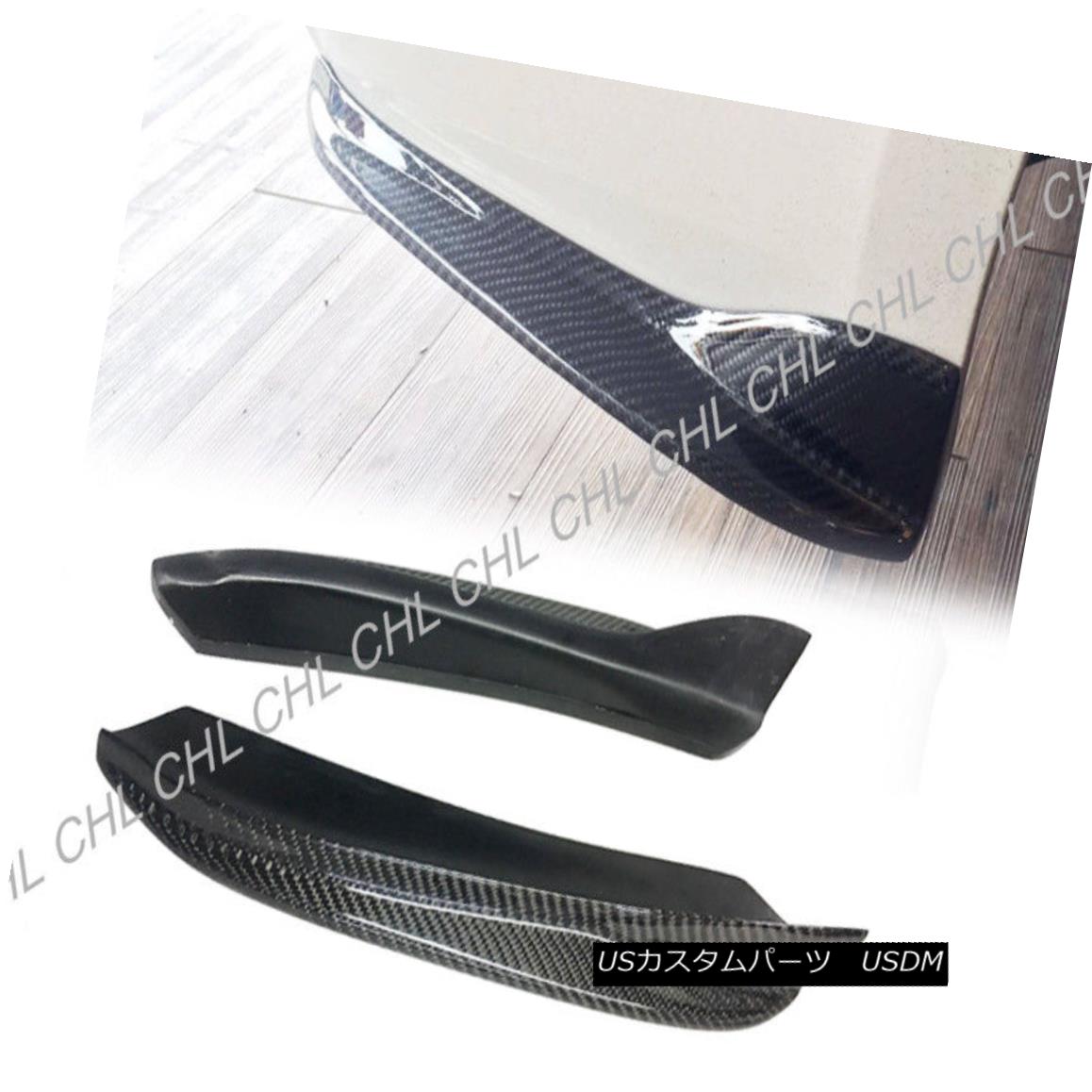 エアロパーツ Carbon Fiber Rear Splitter Lip For 14-17 BMW F32 F33 F36 M-Sport 420i 428i 435i 14-17 BMW F32 F33 F36 M-スポーツ420i 428i 435i用カーボンファイバーリアスプリッターリップ 【並行輸入品】