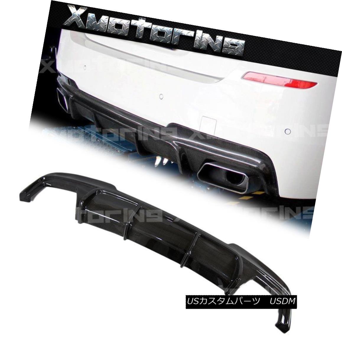 エアロパーツ Carbon Fiber V Style Diffuser For 11-15 BMW F10 F11 535i 528i 550i M-Tech Bumper カーボンファイバーV型ディフューザー11-15 BMW F10 F11 535i 528i 550i M-Techバンパー 【並行輸入品】|カスタムパーツ WORLD倉庫