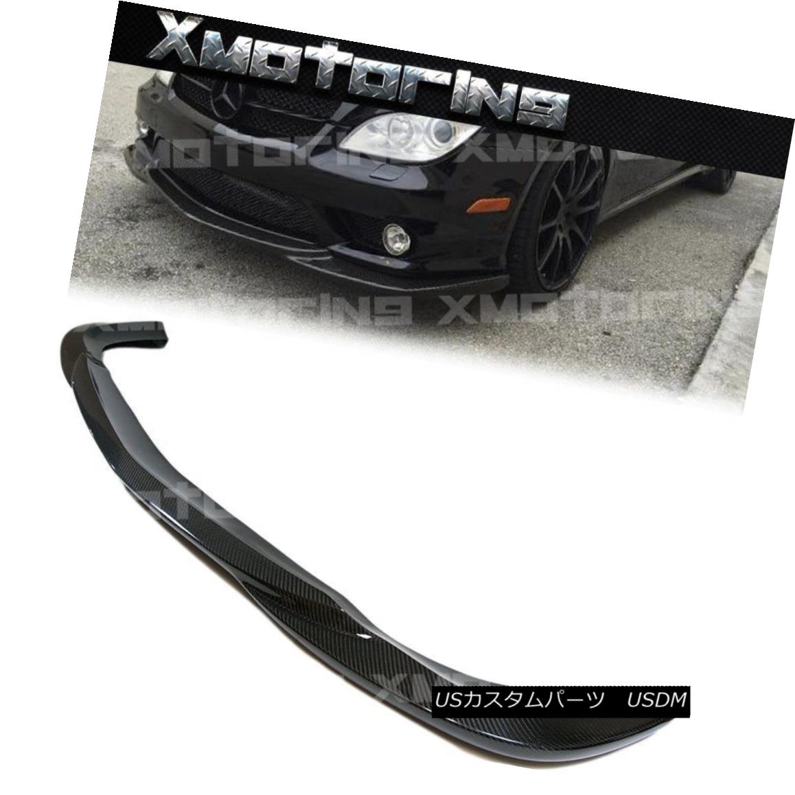 エアロパーツ Carbon Fiber GodHand Front Add Lip For BENZ W219 06-10 CLS55 CLS63 AMG Bumper 炭素繊維GodHandフロントは、ベンズW219のためのリップを追加する06-10 CLS55 CLS63 AMGバンパー 【並行輸入品】|カスタムパーツ WORLD倉庫