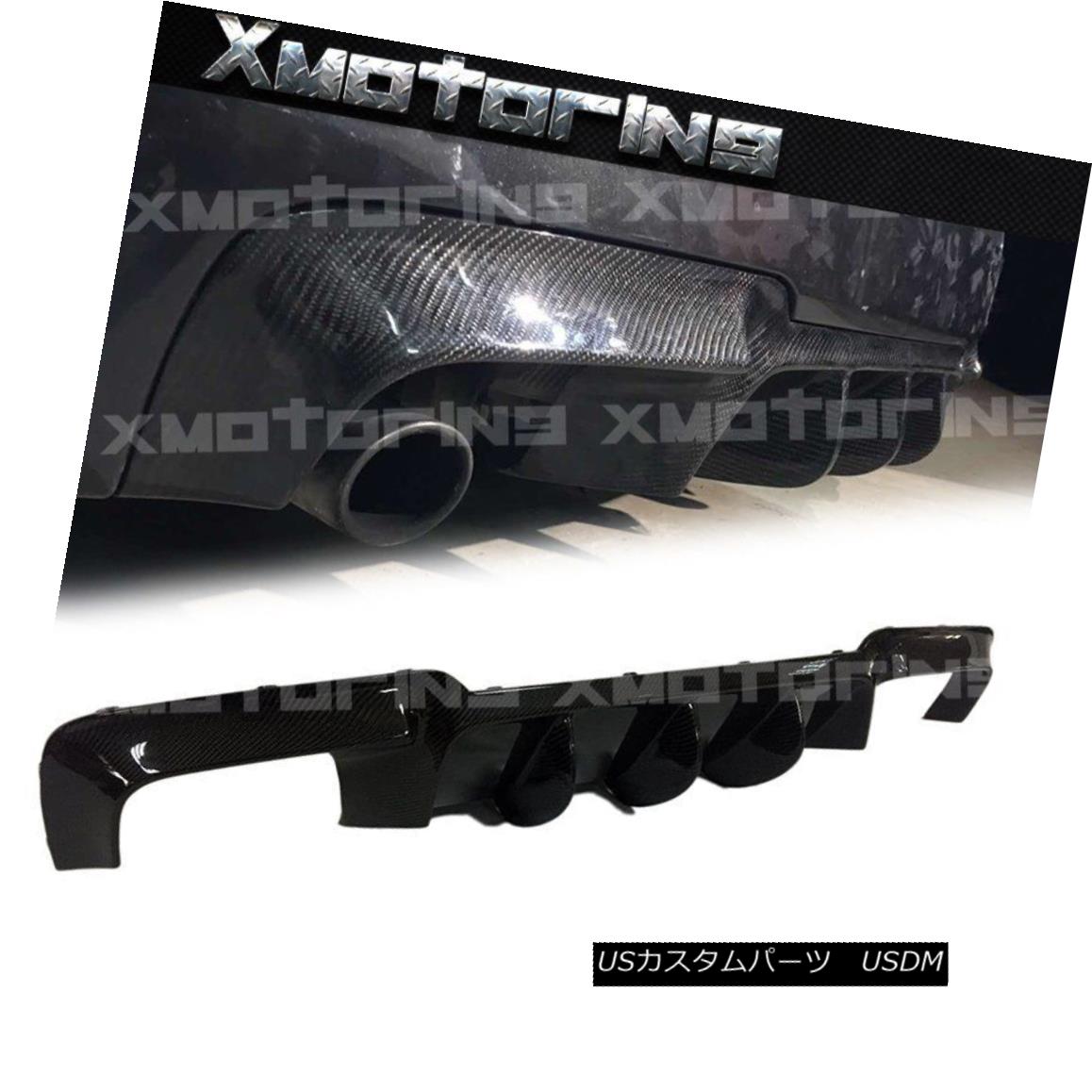エアロパーツ DTM Style Carbon Fiber Diffuser Cover For 11-15 BMW F10 528i 535i M-Tech Bumper BMW F10 528i 535i M-Techバンパー用のDTMスタイルカーボンファイバーディフューザーカバー 【並行輸入品】