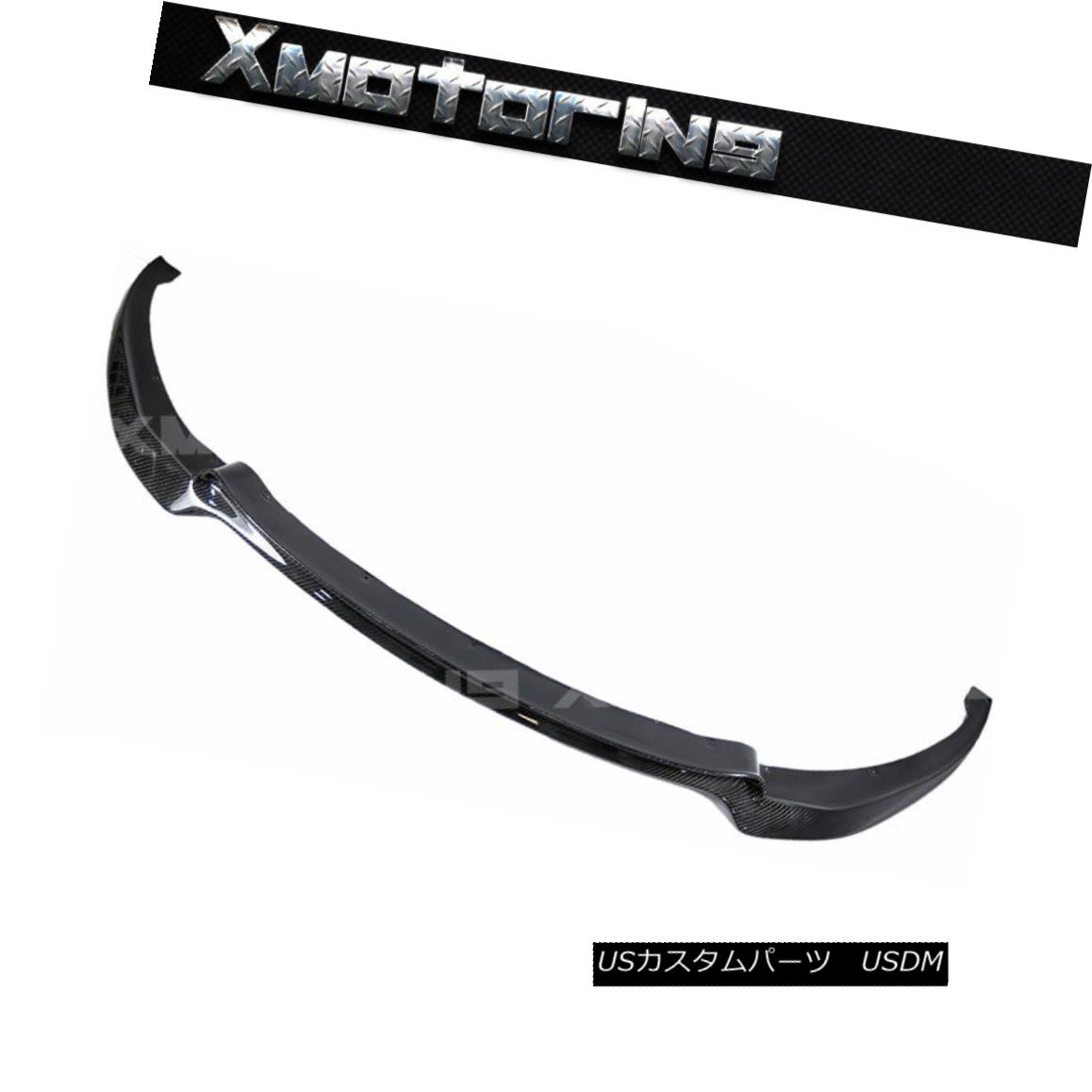 エアロパーツ V Look Carbon Front Bumper Spoiler Lip Wing For 13-17 BMW F13 F12 F06 M6 2 Doors Vルックカーボンウインドバンパースポイラーリップウィング13-17 BMW F13 F12 F06 M6 2ドア 【並行輸入品】｜カスタムパーツ WORLD倉庫