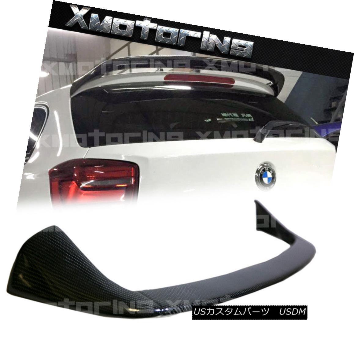 エアロパーツ Carbon For 2012-17 BMW F20 F21 1-Series Liftback AC Type Rear Roof Wing Spoiler 2012-17年用カーボンBMW F20 F21 1シリーズリフトバックACタイプリアルーフウィングスポイラー 【並行輸入品】|カスタムパーツ WORLD倉庫