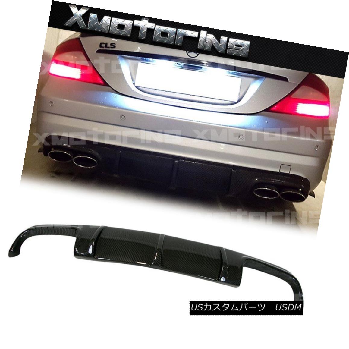エアロパーツ For 06-10 MB W219 CLS55 CLS63 4DR AMG Bumper 3K Carbon Fiber Rear Lower Diffuser 06-10 MBの場合W219 CLS55 CLS63 4DR AMGバンパー3Kカーボンファイバーリアディファレンシャルディフューザー 【並行輸入品】