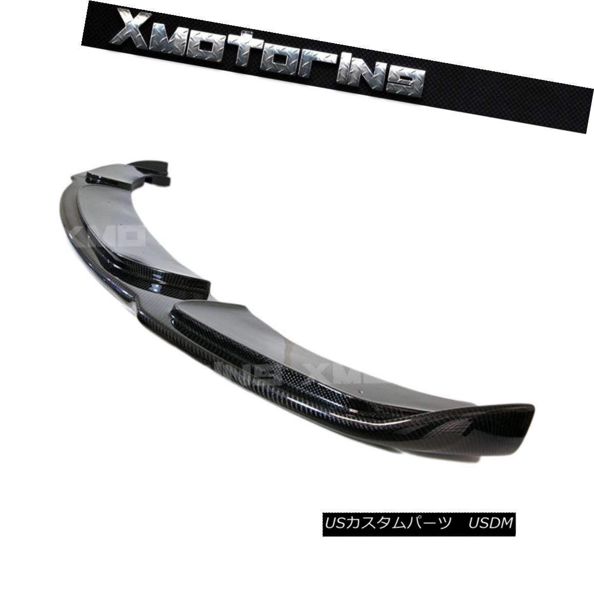 エアロパーツ Carbon HM Looking Front Spoiler Lip For BW 2011-15 F10 528i 535i M Sport Bumper カーボンHM、フロントスポイラーリップ、BW 2011-15 F10 528i 535i Mスポーツバンパー 【並行輸入品】