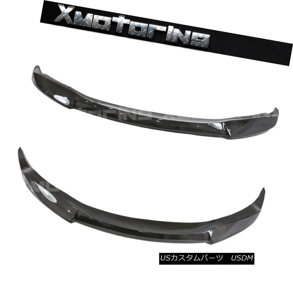 エアロパーツ Carbon Fiber V Design Front Bumper Spoiler Lip Wing For 2006-2010 E64 E63 BMW M6 カーボンファイバーVデザインフロントバンパースポイラーリップウイング（2006?2010年）E64 E63 BMW M6 【並行輸入品】