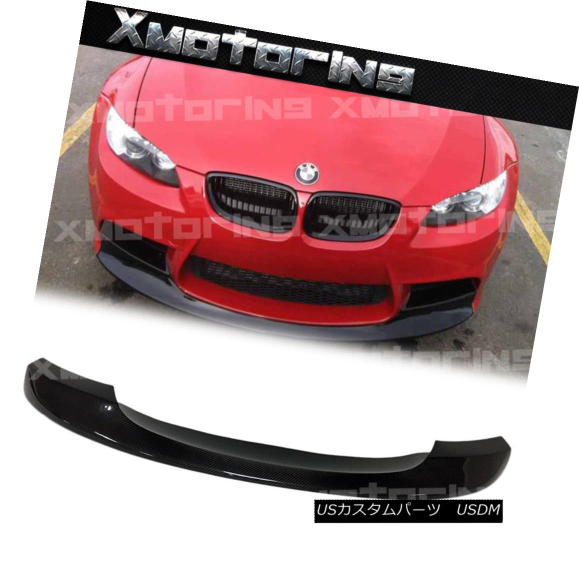エアロパーツ CSL Type Carbon Fiber Front Bumper Spoiler Lip For 08-13 BMW E90 E92 E93 M3 Use CSLタイプカーボンファイバーフロントバンパースポイラーリップ、08-13 BMW E90 E92 E93 M3用 【並行輸入品】