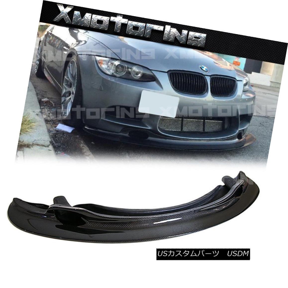 エアロパーツ Carbon Fiber GT4 Design Front Bumper Spoiler Lip For 08-13 BMW E90 E92 E93 M3 炭素繊維GT4デザインフロントバンパースポイラーリップfor 08-13 BMW E90 E92 E93 M3 【並行輸入品】