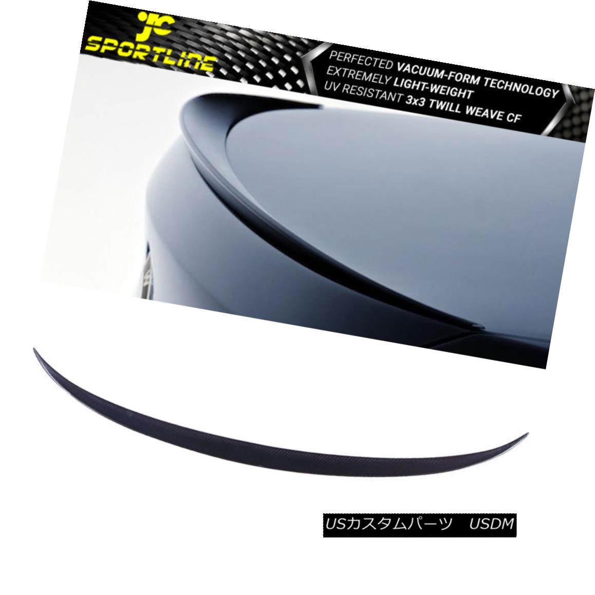 エアロパーツ Fits 11-16 BMW 5 Series F10 &amp; M5 M Style Trunk Spoiler Carbon Fiber CF フィット11-16 BMW 5シリーズF10＆amp; M5 MスタイルトランクスポイラーカーボンファイバーCF 【並行輸入品】｜カスタムパーツ WORLD倉庫