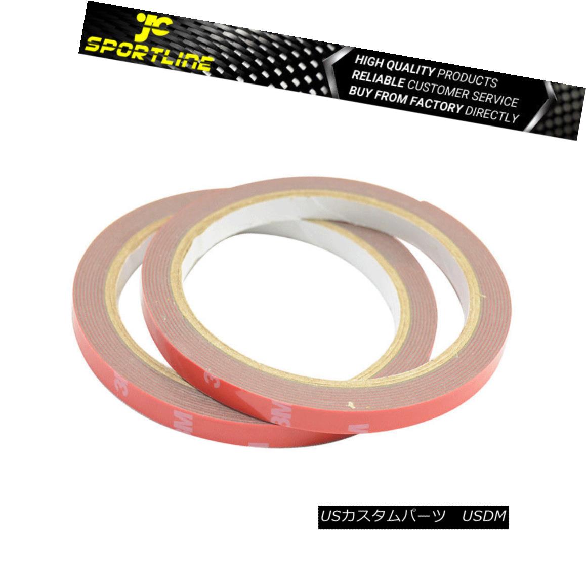エアロパーツ 3M Double Sided Tape Strong Stickiness ACRYLIC FOAM For Car Auto Truck x2 Roll 3M両面テープ強粘着性アクリルフォーム自動車用オートトラックx2ロール用 【並行輸入品】