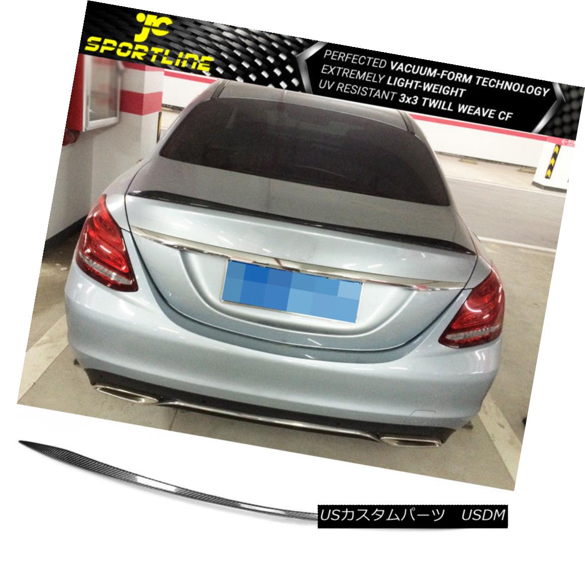 エアロパーツ Fits 15 18 Mercedes Benz C Class W5 Sedan C63 Amg Rear Spoiler Wing Cf フィット15 18メルセデスベンツcクラスw5セダン Amp C63 Amgリアスポイラーウィングcf Voli Me