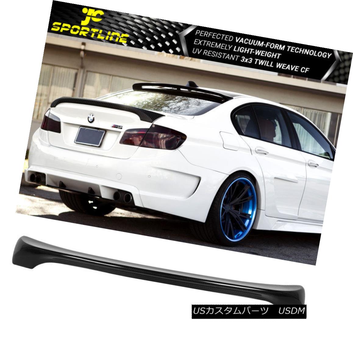 エアロパーツ Fits 11-16 BMW 5 Series F10 &amp; M5 H Style Trunk Spoiler Carbon Fiber CF フィット11-16 BMW 5シリーズF10＆amp; M5 Hスタイルトランクスポイラー炭素繊維CF 【並行輸入品】｜カスタムパーツ WORLD倉庫