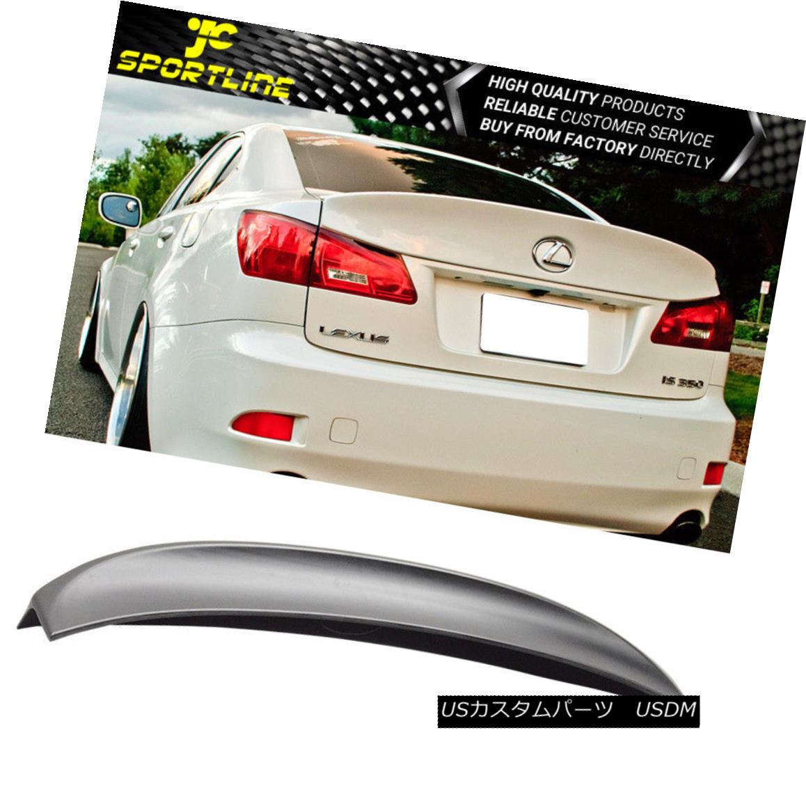 エアロ部分品 Fits 06 13 Lexus Is250 Is350 Isf W Type Rear Trunk Spoiler Wing 06 13 Lexus Is250 Is350 Isf Wタイプリアトランク スポイラー 袖 Psp3kk Pl