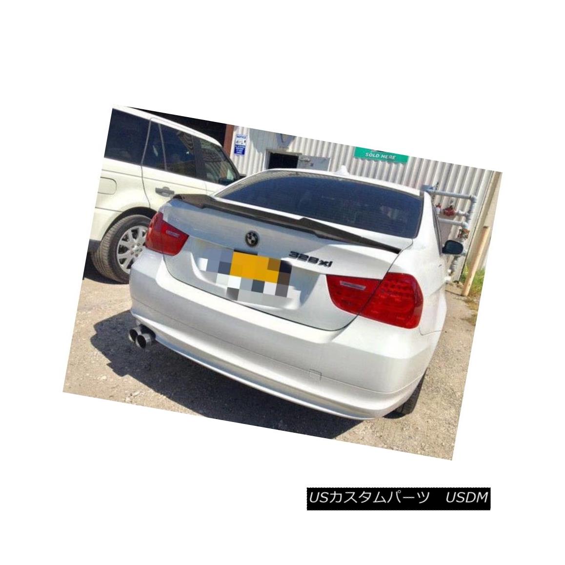 エアロパーツ M4 Look Carbon Fiber Rear Trunk Spoiler Wing For 2006-11 Sedan BMW E90 3-Series M4ルックカーボンファイバーリアトランク・スポイラー・ウィング2006-11セダンBMW E90 3シリーズ 【並行輸入品】