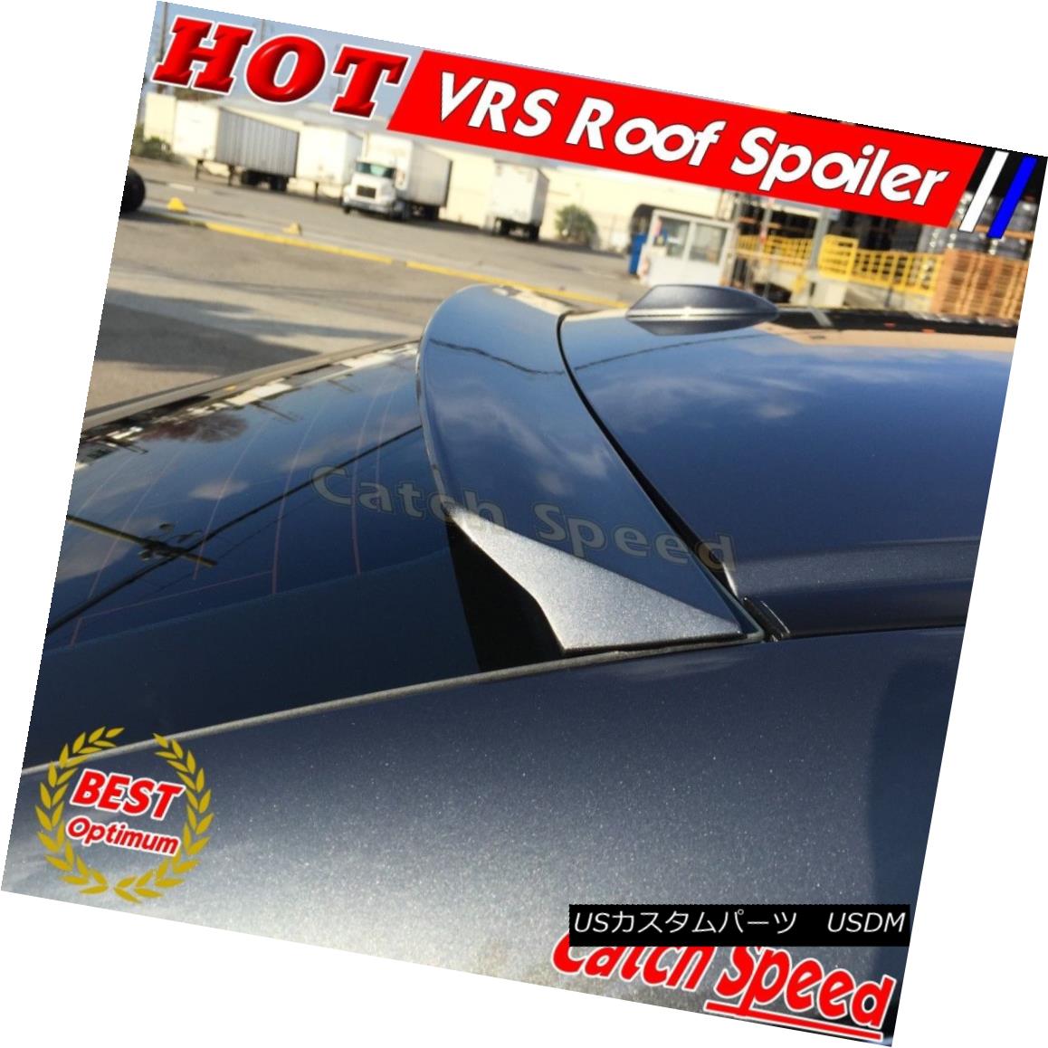 エアロパーツ Flat Black VRS Type Rear Roof Spoiler For Honda CIVIC Insight Hatchback 2010-14 Honda CIVIC Insight Hatchback 2010年のフラットブラックVSタイプリアルーフスポイラー 【並行輸入品】