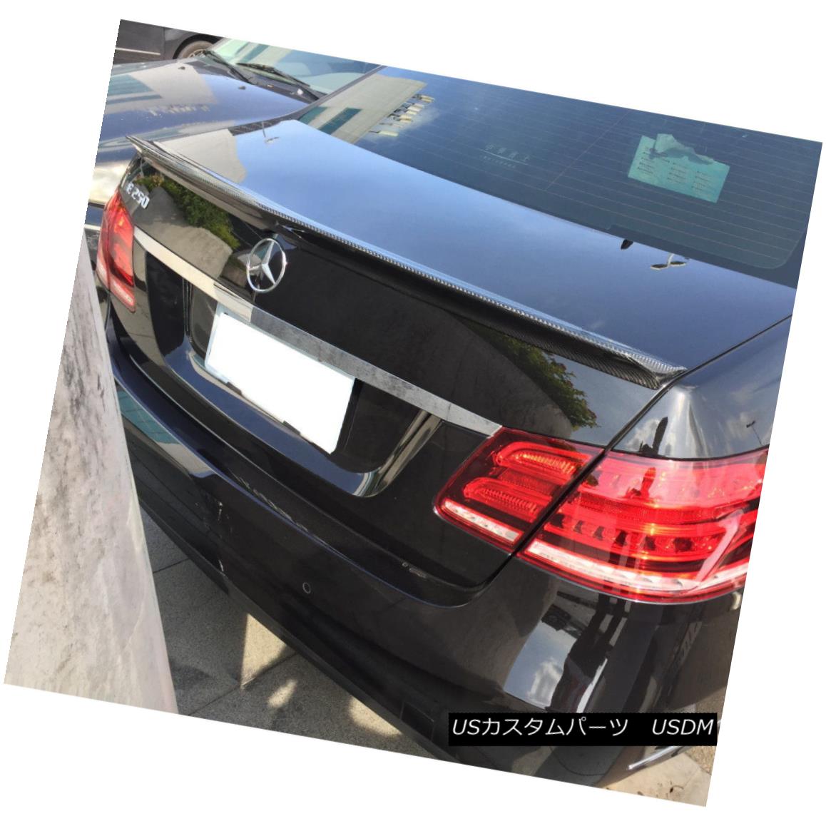 エアロパーツ New BA Type Carbon Fiber Trunk Spoiler Wing For Mercedes Benz E-class W212 Sedan メルセデスベンツEクラスW212セダン用新BAタイプカーボンファイバートランク・スポイラーウィング 【並行輸入品】