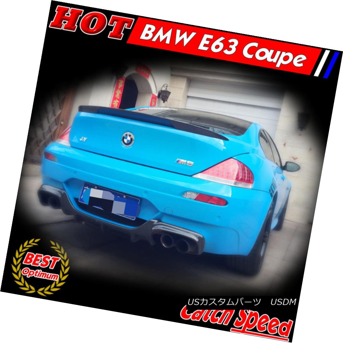 エアロパーツ Carbon Fiber V Type Trunk Spoiler Wing For 2004-08 BMW E63 6-Series Coupe New カーボンファイバーVタイプトランクスポイラーウィングfor 2004-08 BMW E63 6シリーズクーペNew 【並行輸入品】 90,387円