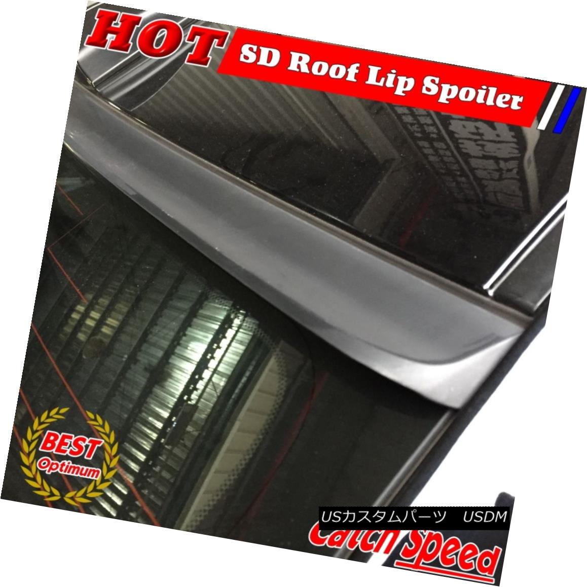 エアロパーツ Flat Black SD Rear Roof Spoiler Wing For Hyundai Genesis Sedan 2012 2013 2014 Hyundai Genesis Sedan用フラットブラックSDリアルーフスポイラーウイング2012 2013 【並行輸入品】